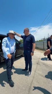 Никол Пашинян на стройплощадке детского сада в селе Ехегнаван, община Веди