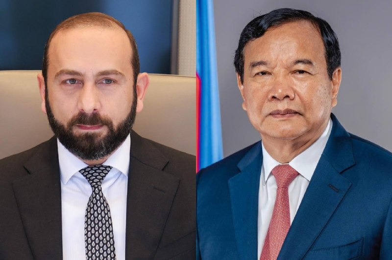 Глава МИД Камбоджи поздравил Арарата Мирзояна с переназначением на пост главы МИД Армении