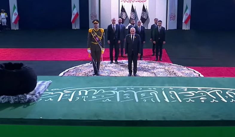 Церемония прощания с Али Хаменеи в Апаране, Арагацотн