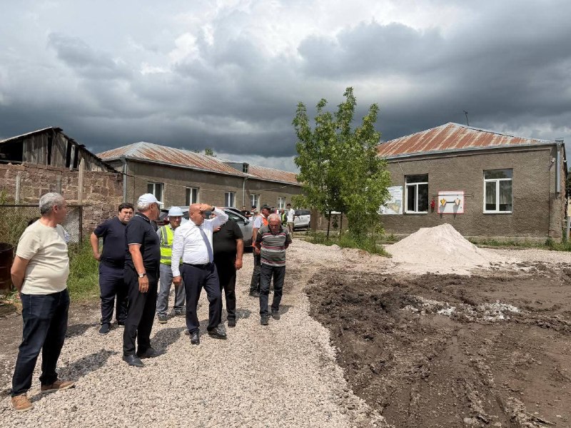 Строительство новой школы в Арагацотне, Апаран, программа 300 школ 500 детских садов